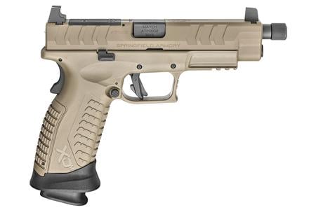 SPRINGFIELD XDM Elite 4.5 Tactical OSP 9mm Desert FDE Pistol with Threaded Barrel (LE)