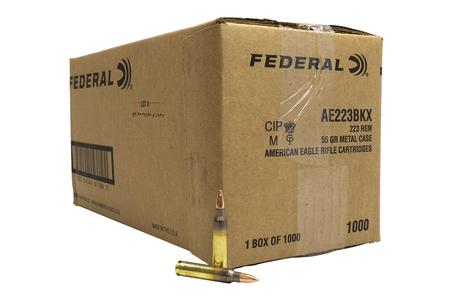 223 REM 55GR FMJ BT AMERICAN EAGLE LOOSE 1000/BOX