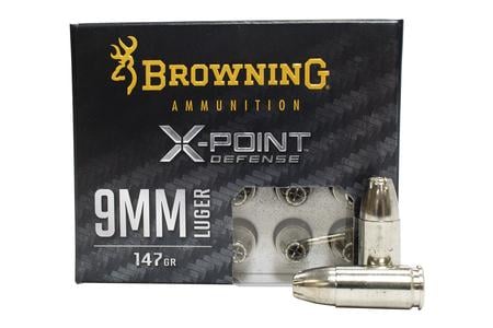 Browning Ammunition 9mm 147 gr X-Point Defense 20/Box exclusive deals
