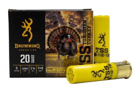 BROWNING AMMUNITION 20 Gauge 3 inch 1.5 oz 7 and 9 Shot TSS 5/Box