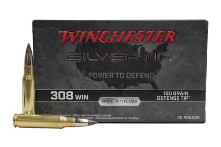 Winchester 308 Win 150 gr Defense Tip Silver Tip 20/Box