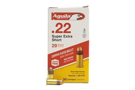 AGUILA 22 Short 29 gr Copper Plated Solid Point Super Extra High Velocity 50/Box
