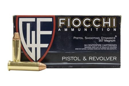 FIOCCHI 357 Mag 142 gr FMJ Truncated Cone 50/Box