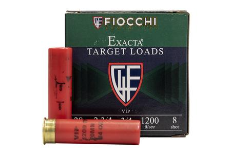 FIOCCHI 28 Gauge 2-3/4 in 3/4 oz 8 Shot VIP Target 25/Box