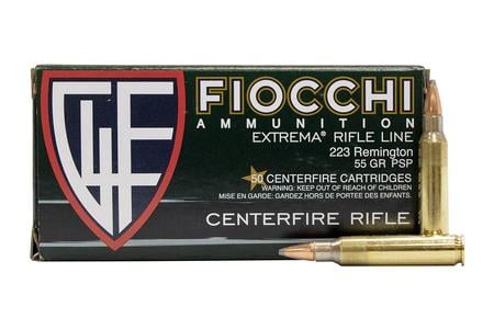 FIOCCHI 223 Rem 55 gr PSP Field Dynamics 50/Box