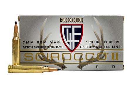 FIOCCHI 7mm Rem Mag 150 gr Scirocco 20/Box