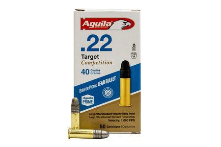 AGUILA 22 LR 40 gr Lead Solid Point Target Competition 50/Box