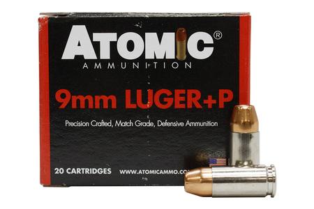 ATOMIC AMMUNTION 9mm +P 124 gr Bonded Match HP 20/Box