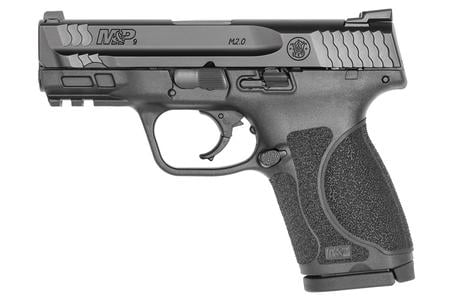 MP 9 2.0, 9MM, COMPACT, W/FORWARD SERRATIONS , NTS, BLK, 3.6IN BBL, 3-15RD MAG