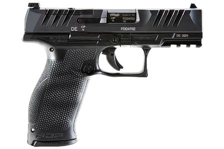 WALTHER PDP Full-Size 9mm Optics Ready Pistol with 4 Inch Barrel, Tritium Sights and Thr