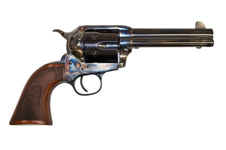 UBERTI Short Stroke SASS Pro 45 Colt Single-Action Revolver with Color Case Hardened Frame