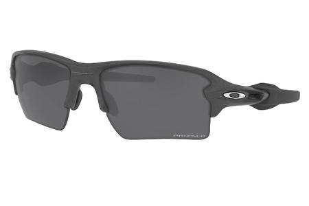 FLAK 2.0 XL WITH STEEL COLOR FRAME AND PRIZM BLACK POLARIZED LENSES