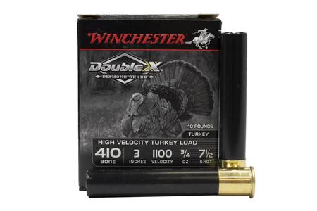 WINCHESTER AMMO 410 Bore 3 Inch 3/4 oz 7.5 Shot Double X Diamond 10/Box