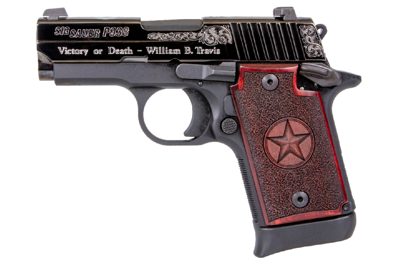 SIG SAUER P938 9MM TEXAS ENGRAVED SPECIAL EDITION PISTOL