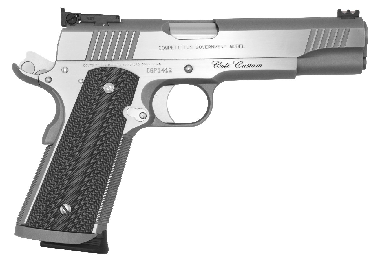 COLT 1911 CUSTOM COMPETITION 45 ACP FULL-SIZE STAINLESS PISTOL