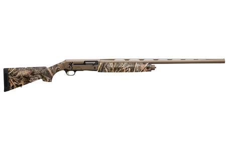 BROWNING FIREARMS Silver Field 12 Gauge Semi-Automatic Shotgun with Mossy Oak Shadow Grass Habitat Camo Stock and FDE Cerakote Finish