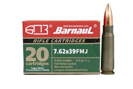 7.62X39 123 GR FMJ 20/BOX