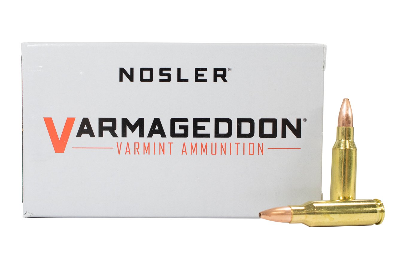 NOSLER 221 REMINGTON FIREBALL 40 GR FLAT-BASS HP VARMAGEDDON 20/BOX