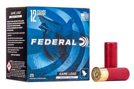 12 GAUGE 2-3/4 INCH LEAD GAME LOAD - HEAVY FIELD 25/BOX