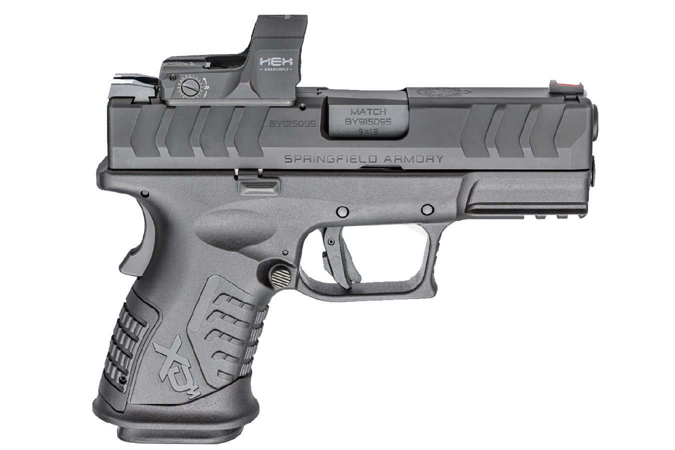 SPRINGFIELD XDM ELITE 3.8 OSP COMPACT 9MM PISTOL WITH HEX DRAGONFLY RED DOT