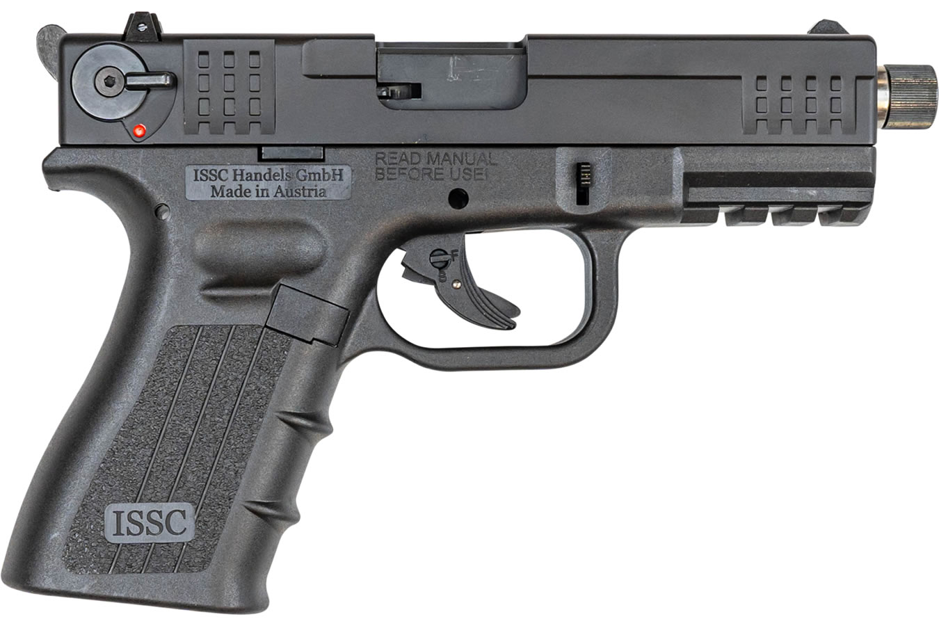 ISSC M22 SD 22LR RIMFIRE PISTOL WITH THREADED BARREL