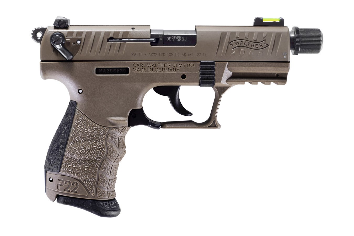 WALTHER P22Q 22 LR PISTOL TACTICAL WITH ADAPTER