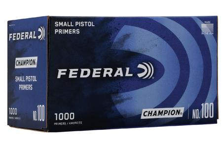 SMALL PISTOL PRIMERS (CHAMPION) 1000/COUNT