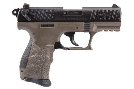 WALTHER P22 22LR Rimfire Pistol with FDE Finish (CA Approved)