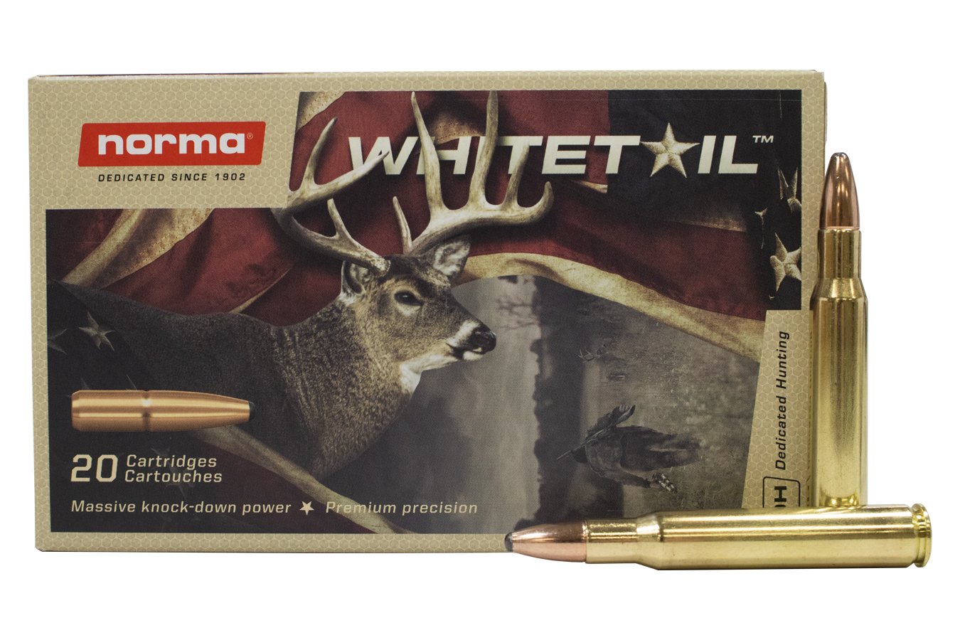 NORMA USA 30-06 SPRINGFIELD 150GR PREMIUM PRECISION WHITETAIL 20/BOX