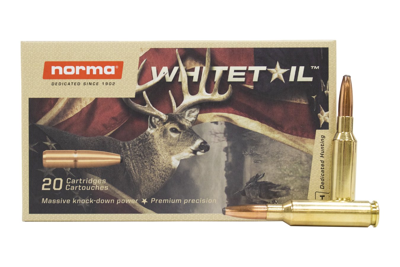 NORMA USA 6.5 CREEDMOOR 140GR PREMIUM PRECISION WHITETAIL 20/BOX