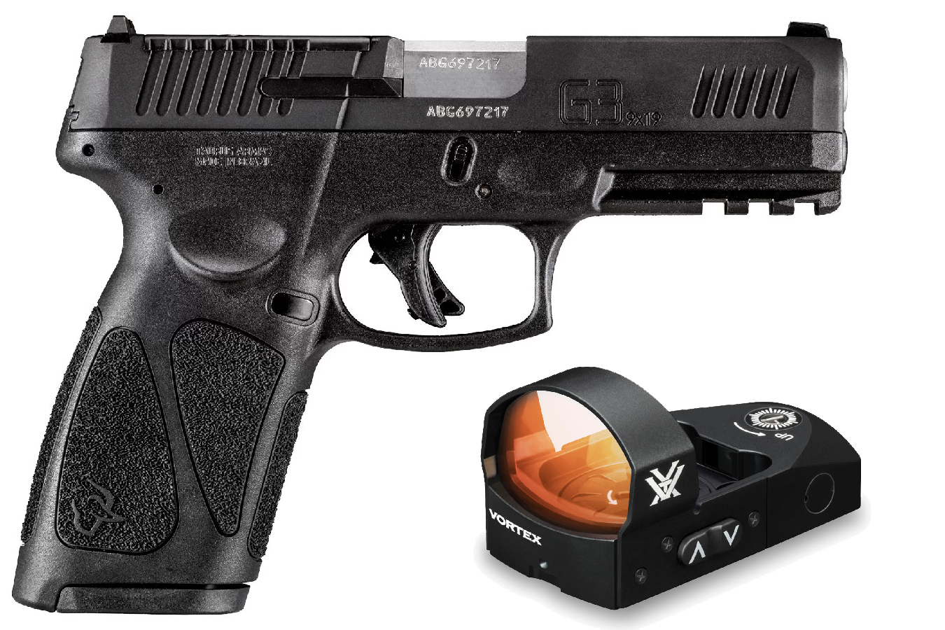 Taurus G3 T.O.R.O. 9mm Full-Size Pistol with Vortex Venom 6 MOA Red Dot