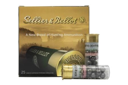 SELLIER AND BELLOT 12 Gauge 2-3/4 Inch 00 Buckshot 25/Box