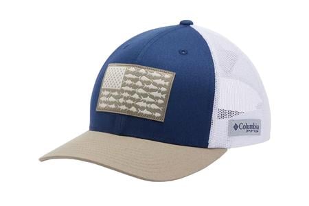 PFG MESH SNAP BACK FISH FLAG BALL CAP