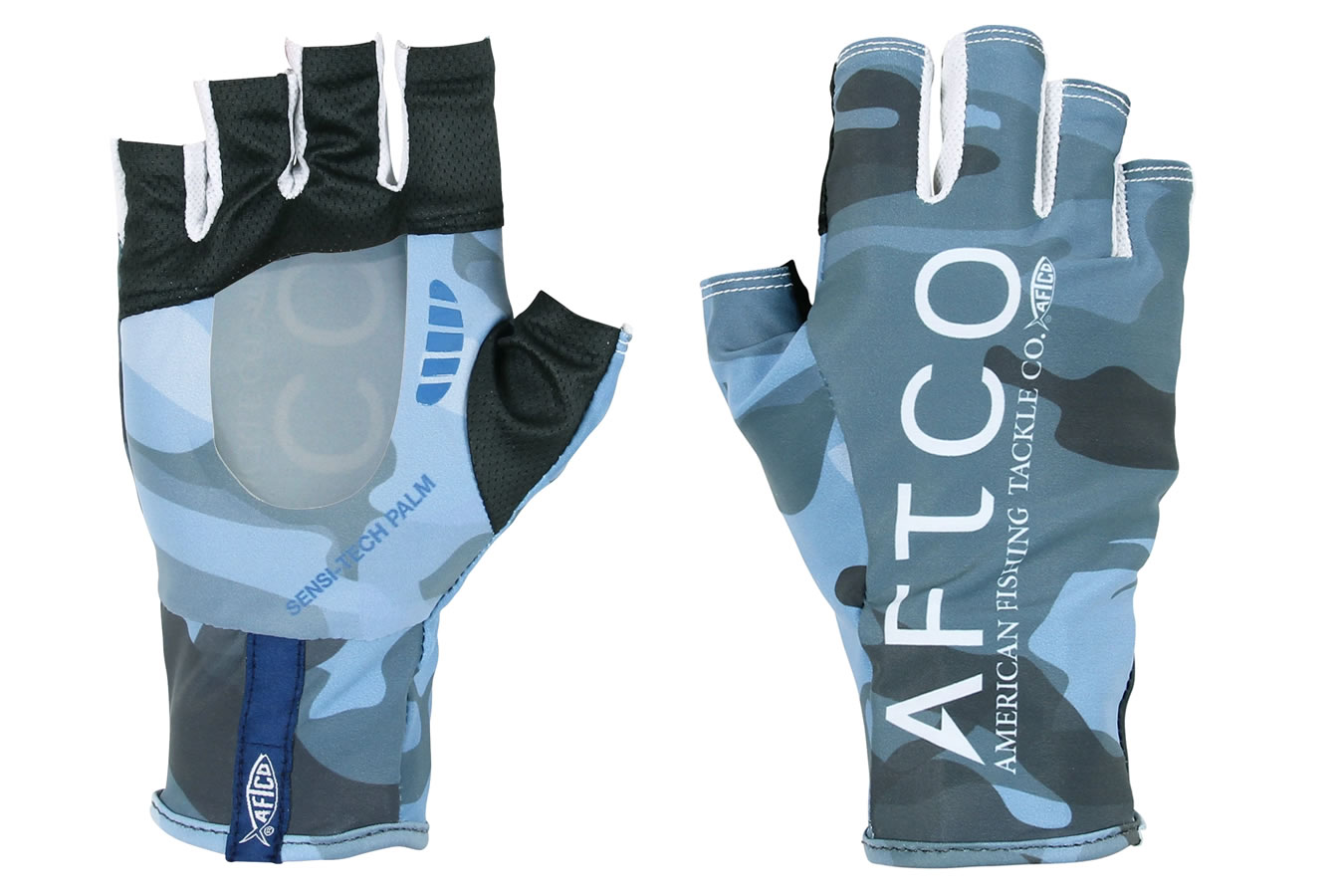Solago Sun Gloves - Blue Camo