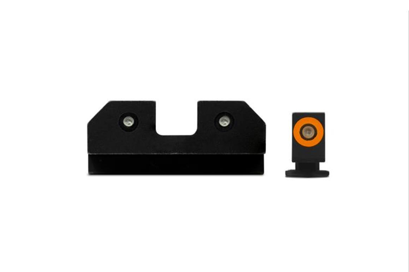 XS SIGHT SYSTEMS R3D NIGHT SIGHTS ORANGE (FOR GLOCK 17, 19, 22-24, 26, 27, 31-36, 38, 45)