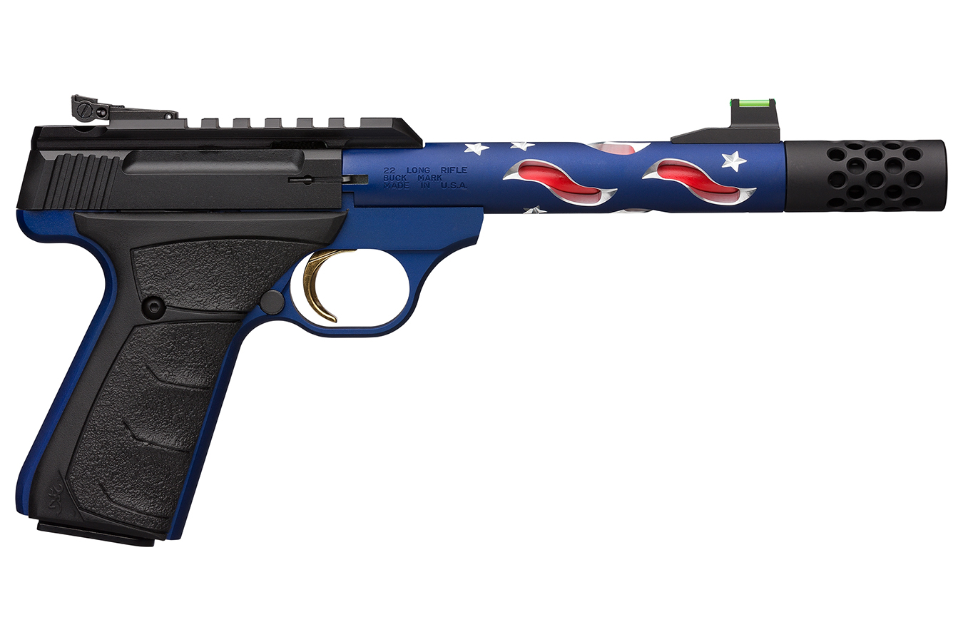 Browning Buck Mark Plus Vision Americana 22lr Rimfire Pistol With