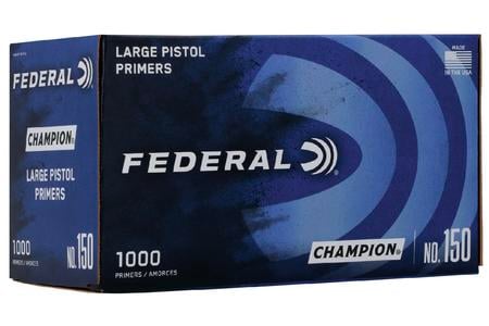 LARGE PISTOL PRIMERS (CHAMPION) 1000/BOX