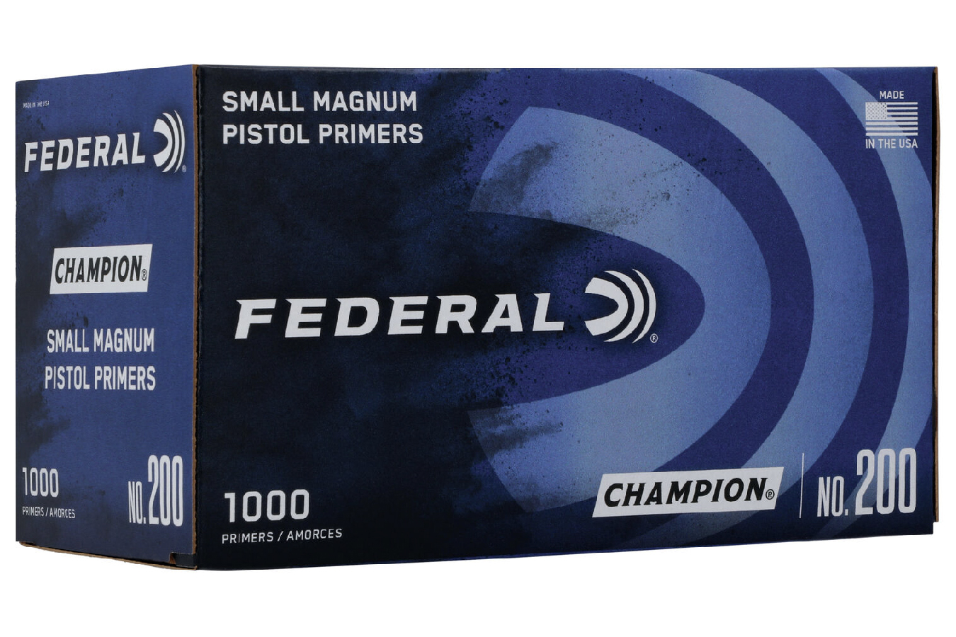 FEDERAL AMMUNITION SMALL MAGNUM PISTOL PRIMERS (CHAMPION) 1000/BOX