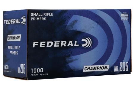 FEDERAL AMMUNITION Small Rifle Primers (Champion) 1000/Box