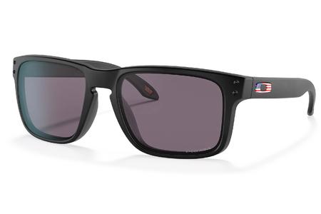 OAKLEY Holbrook Flag Collection Sunglasses with Matte Black Frame and Prizm Gray Lenses