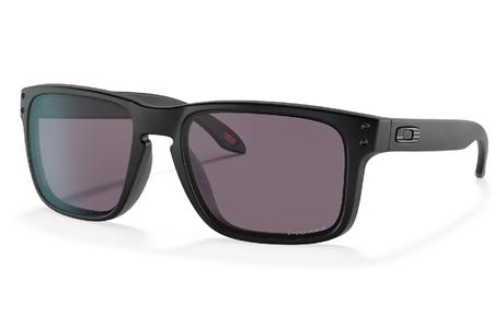 OAKLEY Holbrook Black Flag Collection Sunglasses with Matte Black Frame and Prizm Gray 