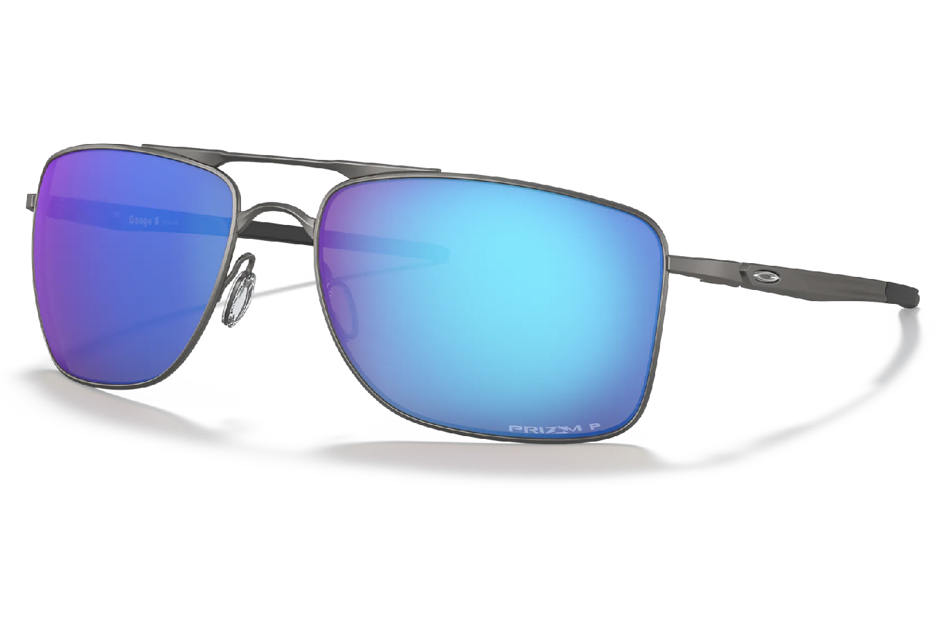 Oakley Gauge 8 with Matte Gunmetal Frame and Prizm Sapphire Polarized Lenses