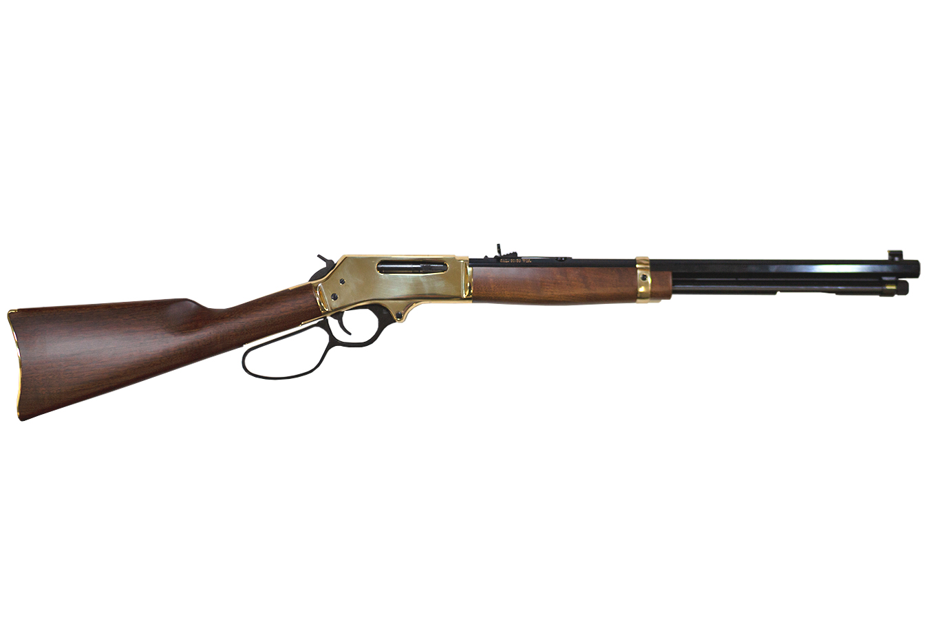 HENRY REPEATING ARMS .30-30 LEVER-ACTION RIFLE WITH BRASS RECEIVER AND LARGE LOOP
