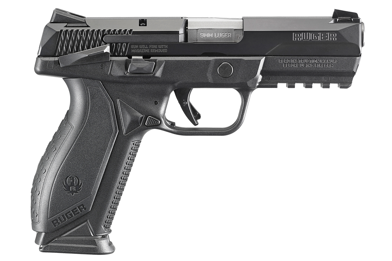 RUGER AMERICAN PISTOL 9MM WITH MANUAL SAFETY (10-ROUND MODEL)