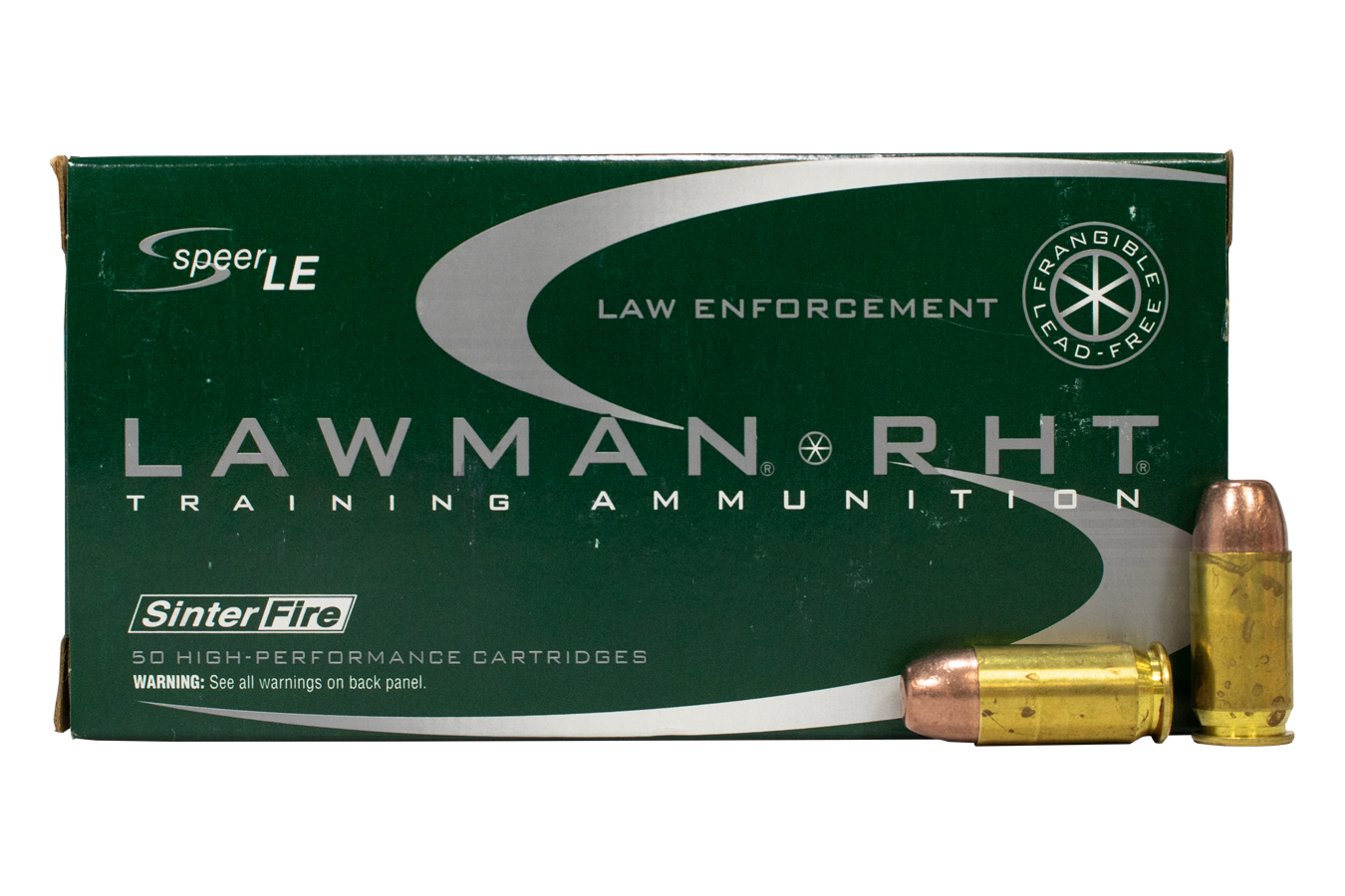 SPEER AMMUNITION 45 ACP 155 GR FRANGIBLE LAWMAN RHT POLICE TRADE AMMO 50/BOX