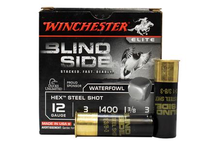 12 GAUGE 3 INCH HEX STEEL SHOT BLIND SIDE 25/BOX