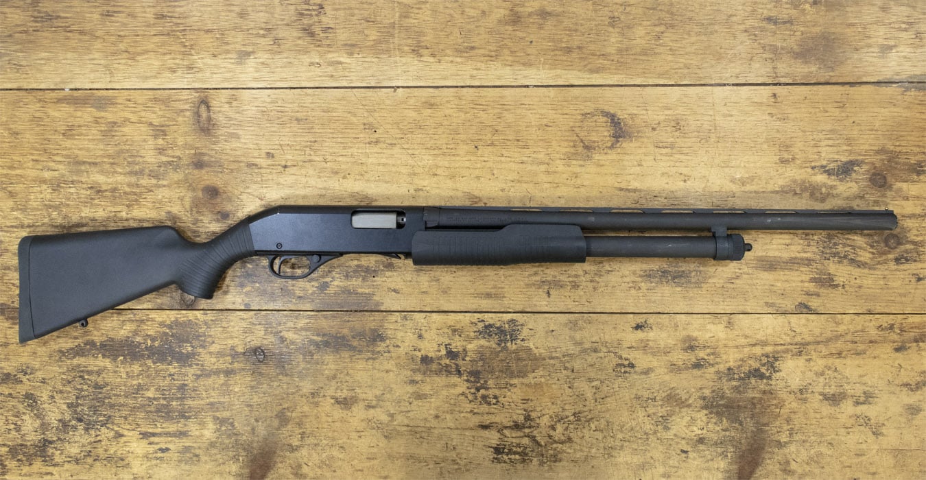 SAVAGE MODEL 320 20 GAUGE PUMP ACTION POLICE TRADE-IN SHOTGUN