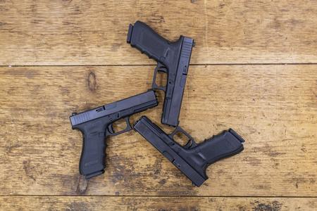 GLOCK 17 Gen4 9mm Police Trade-In Pistols with Night Sights