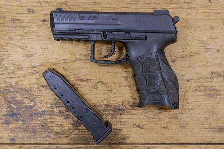 H  K P30 40 SW Police Trade-In Pistol with Night Sights