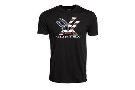 Vortex Apparel Men`s Stars and Stripes Logo S/S Tee exclusive deals